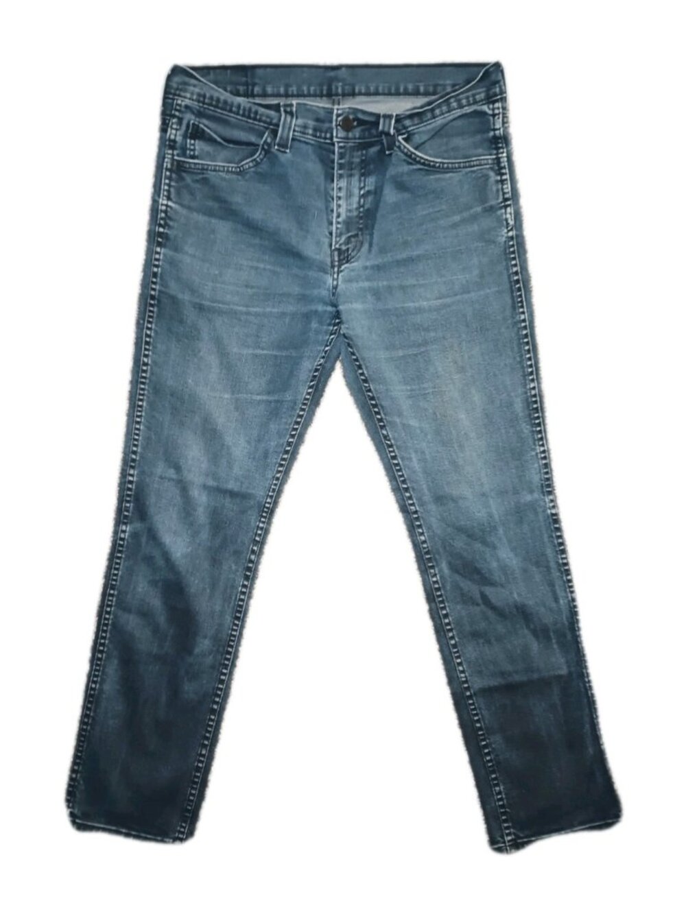 Levis 511 Slim Fit Mens Jeans 33x30 Black Label Stretch Denim Medium Blue Wash
